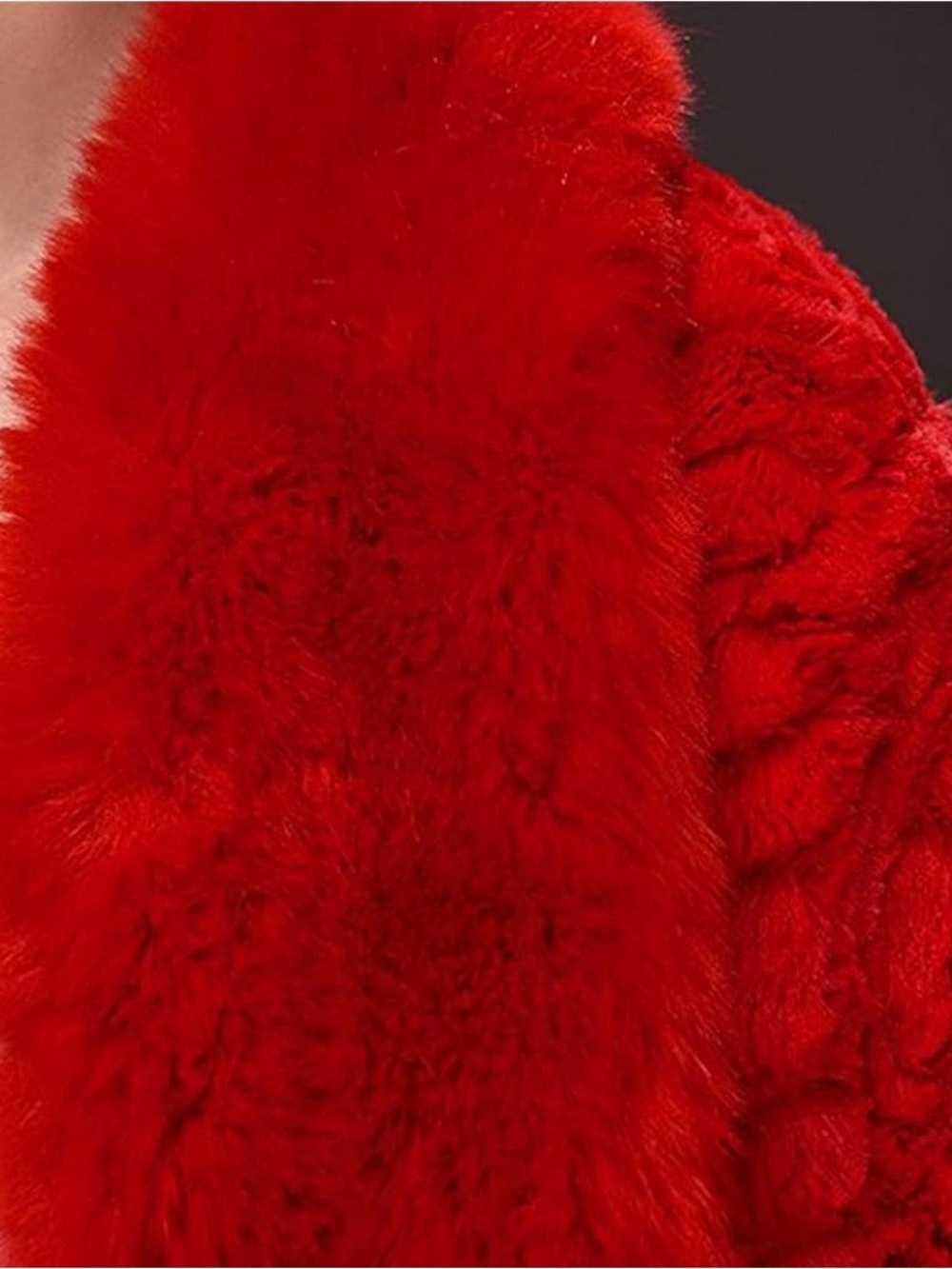 Once first Red Faux Jacket - Picture 6 of 14